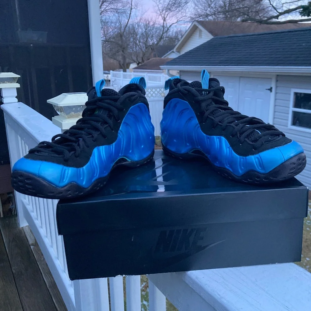 Nike Foamposite One PRM University Blue size 10 mens - Picture 3 of 8